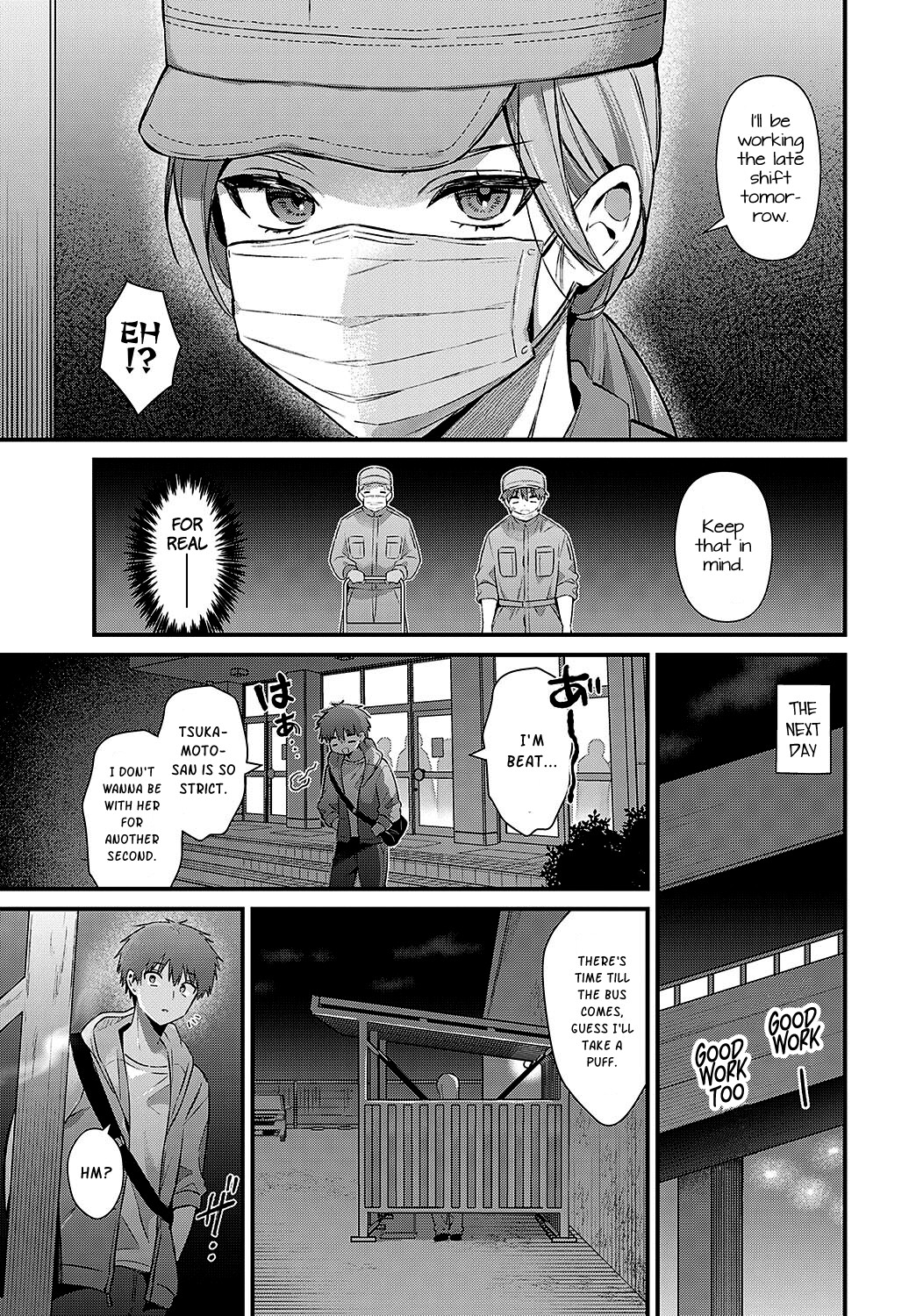 Hentai Manga Comic-Tsukamoto-san's Night Face-Read-3